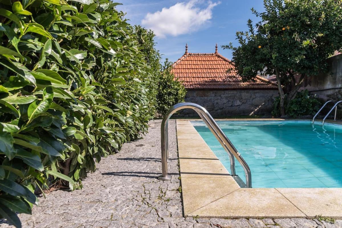 Villa Pequena Casa Rustica Com Piscina Penafiel Exterior foto