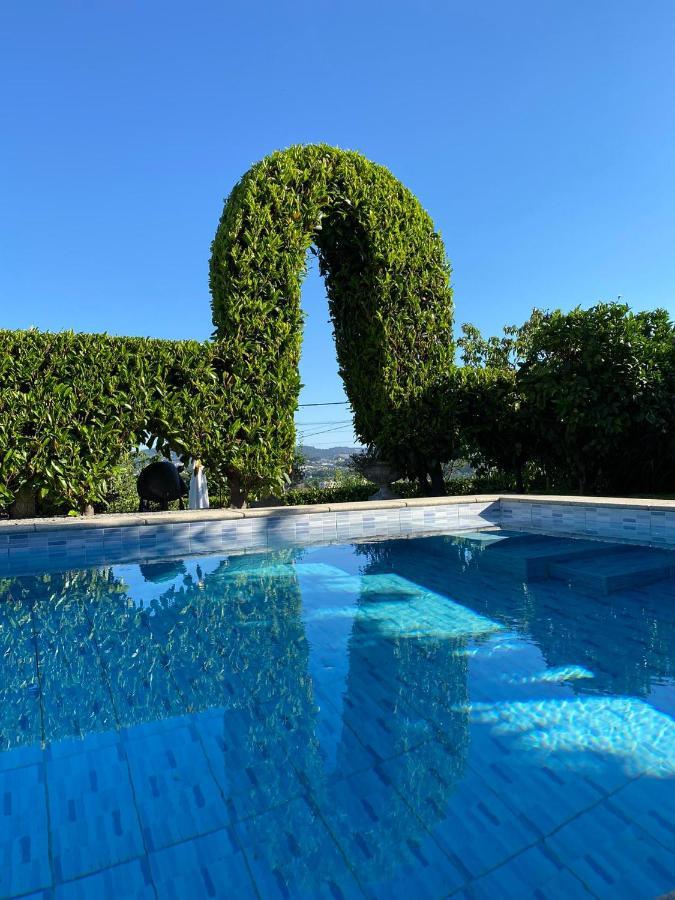 Villa Pequena Casa Rustica Com Piscina Penafiel Exterior foto